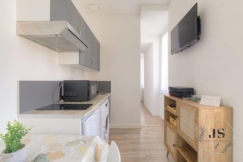 Le Paisible - Proximite Metro A Appartement Villeurbanne Buitenkant foto